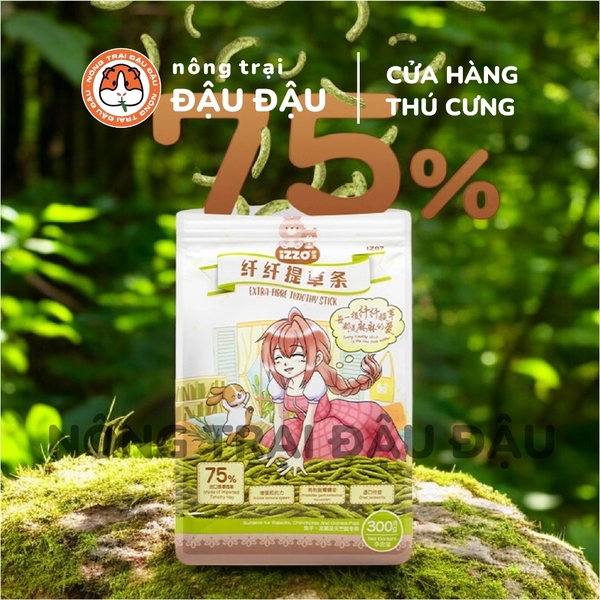 Bánh Cỏ Timothy Izzo Cho Thỏ, Bọ Ú, Chinchilla Giàu Chất Xơ 300g