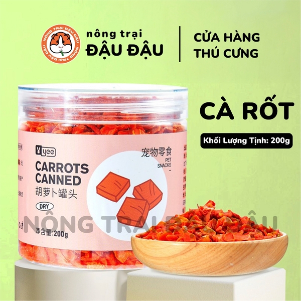 Trái Cây Rau Củ Sấy Khô Yee Cho Thỏ, Bọ Ú, Chinchilla, Hamster Ăn Vặt Thơm Ngon