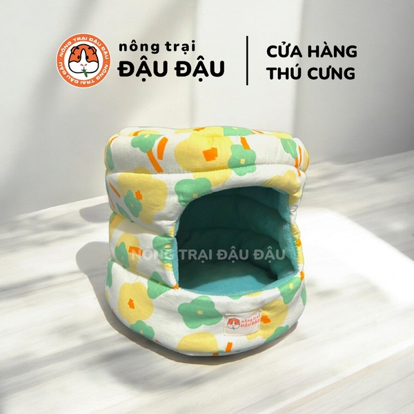 Nhà Ngủ Cho Bọ Ú, Chuột Lang, Thỏ Con, Mèo Con Tổ Ngủ Trú Ẩn Đậu Đậu