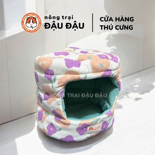 Nhà Ngủ Cho Bọ Ú, Chuột Lang, Thỏ Con, Mèo Con Tổ Ngủ Trú Ẩn Đậu Đậu