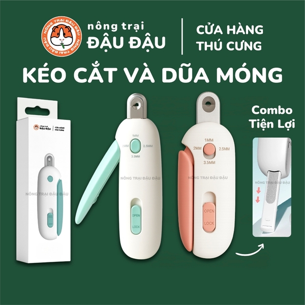 Kìm Cắt Và Dũa Móng Cho Thỏ, Bọ Ú, Chó, Mèo Tiện Lợi