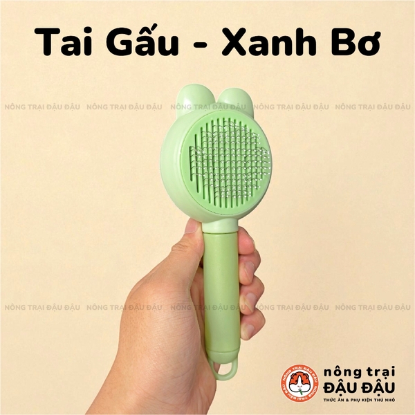 Lược Chải Lông Cho Thỏ, Bọ Ú, Chinchilla, Chó, Mèo Có Nút Bấm Đẩy Lông
