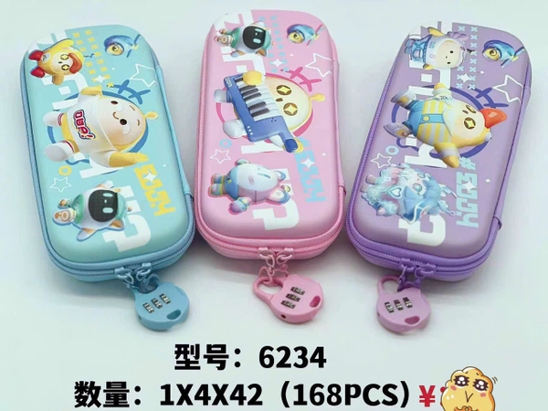 Ví đựng bút Cứng 3D Nổi 6234 (42 Cái/Thùng)