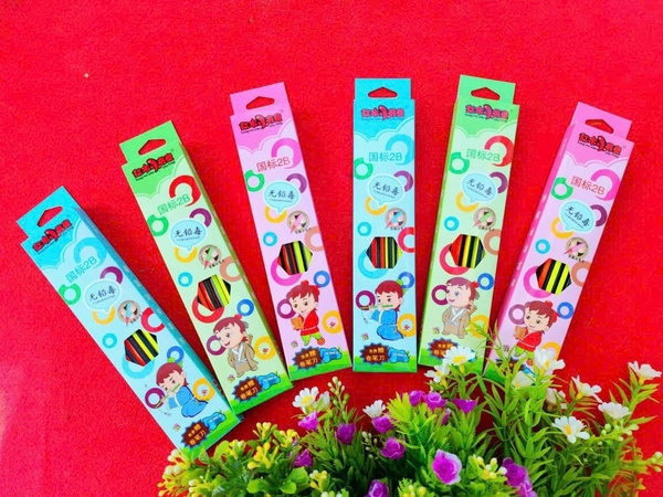 Bút Chì Kèm Chuốt Swan 2B 6111 (12 Cây/Hộp; 12 Hộp/Lốc ; 20 Lốc/Thùng)