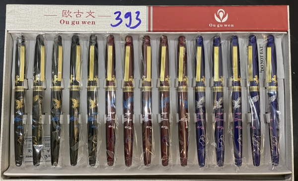 Bút Máy Bơm Mực 393 (15 Cây/Hộp)