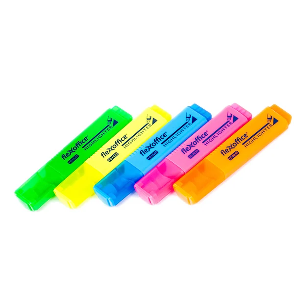 TL -  Bút Dạ Quang Lớn FO-HL05/VN (Vàng, Cam, Hồng, Xanh lá, Xanh biển) (10 cây cùng màu/Hộp)