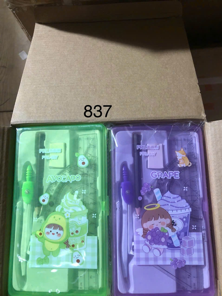 Compa Bộ Lớn Bút Chì Gỗ 837 (12 Bộ/ Hộp; 20 Hộp/ Thùng)