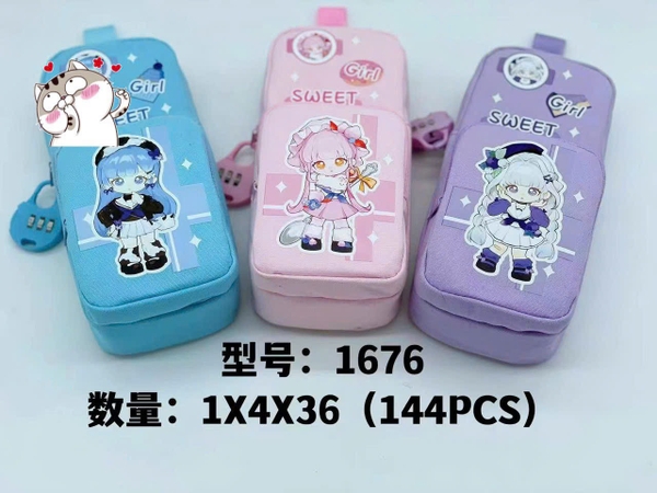 Ví đựng bút Vải 1676 (36 Cái/Thùng)