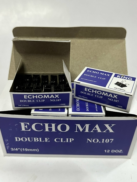Kẹp Bướm ECHO 19MM (12 Hộp Nhỏ/Hộp Lớn) (25 Hộp Lớn/Thùng)