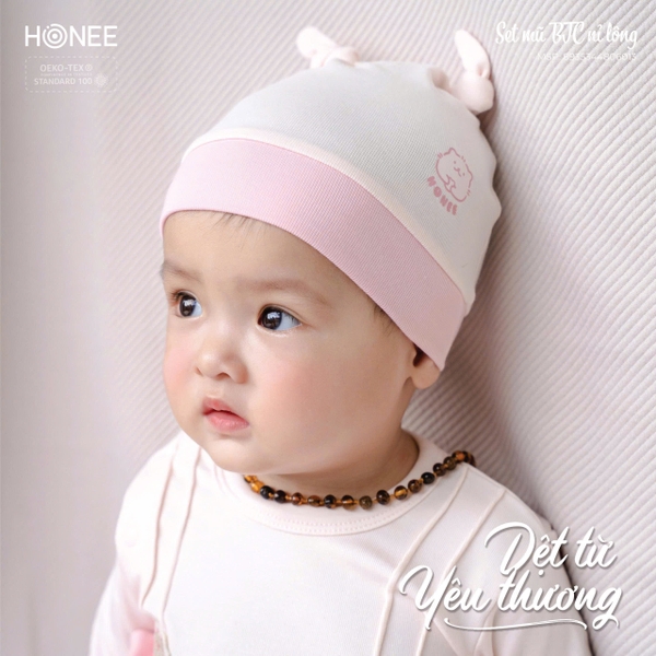 Set mũ BTC nỉ lông Honee 6013