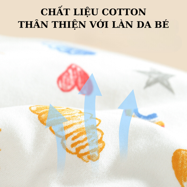 Khăn Quấn Bé Sơ Sinh Chống Giật Mình Hogokids (35x80cm)