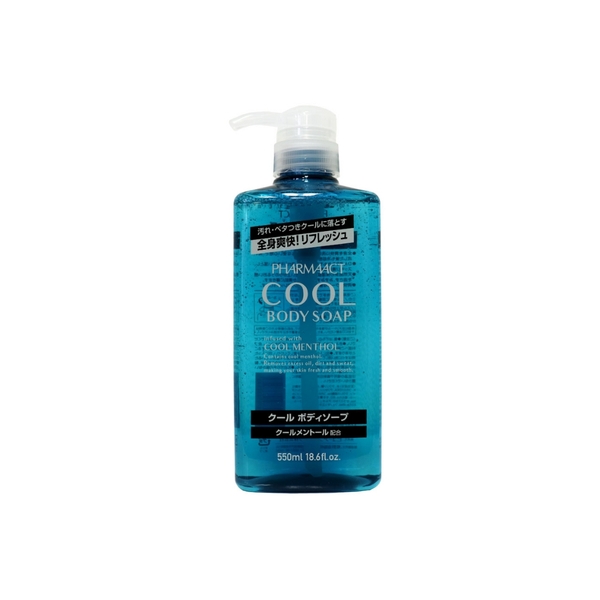Sữa tắm nam Pharmaact Cool Body Soap 550ml