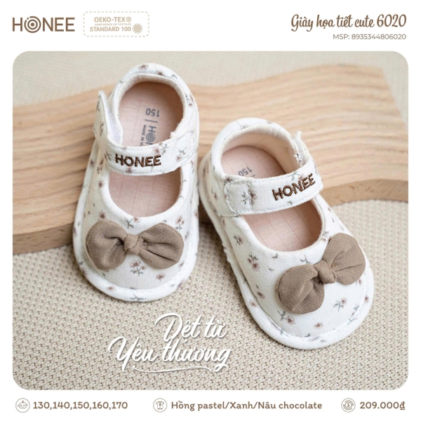 Giày họa tiết cute Honee 6020