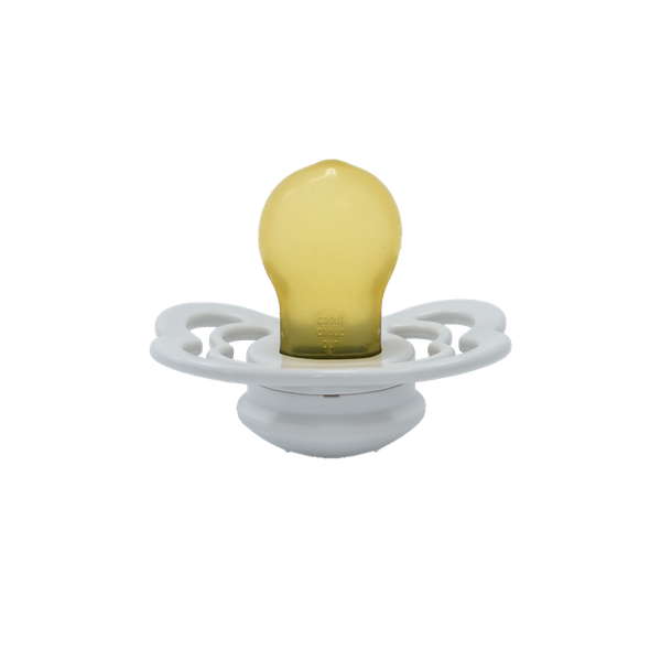 Ty ngậm núm đối xứng cao su tự nhiên BIBS Pacifier Supreme Latex Size 2 (trên 6 tháng), Haze