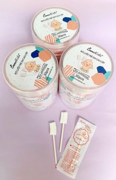 Rơ lưỡi trẻ em EMMAKIDS cao cấp (hộp 30 que)