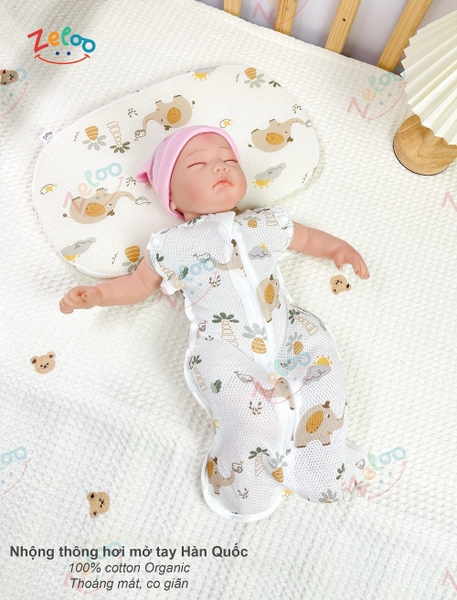 Nhộng Chũn Thông Hơi Mở Tay Zeloo