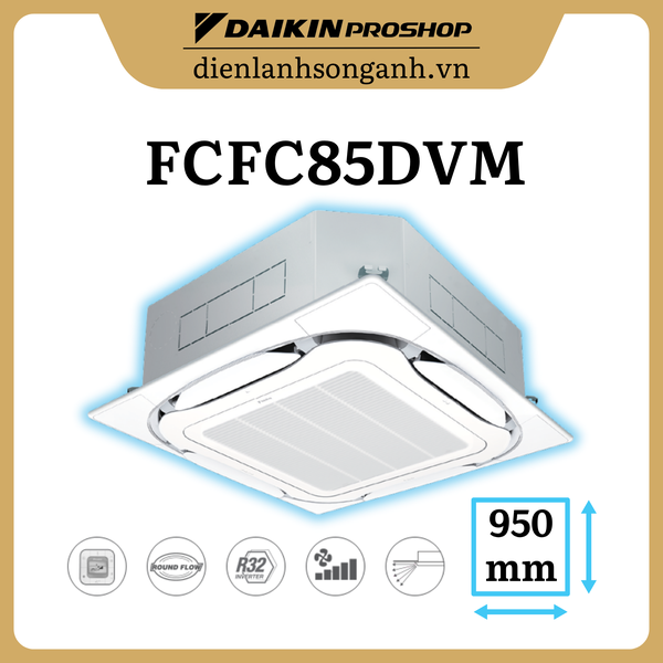 Daikin âm trần Inverter 3.5HP FCFC85DVM/RZFC85DVM+BRC2E61+BYCQ125EAF