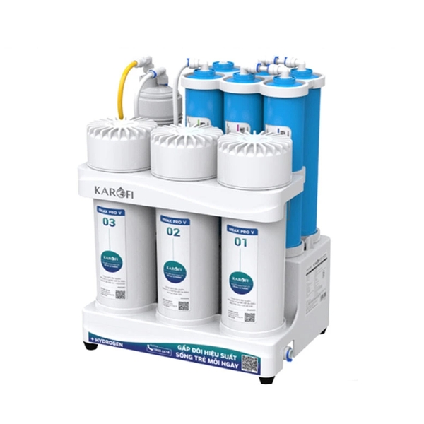 Máy lọc nước để gầm 10 lõi lọc Karofi KAQ-U05 Pro