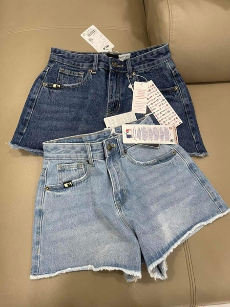 Sooc jean MLB 2 màu xanh nhạt và đậm