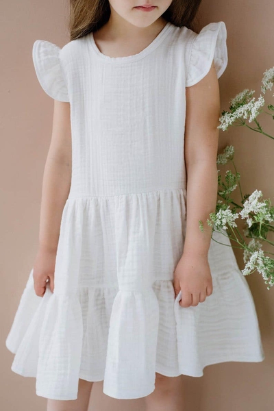 Váy trắng Zara sát nách vai bèo chất xô đũi