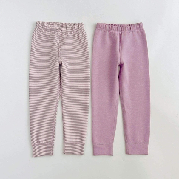 Set 2 quần cotton giữ nhiệt sợi lông cừu 5 mẫu