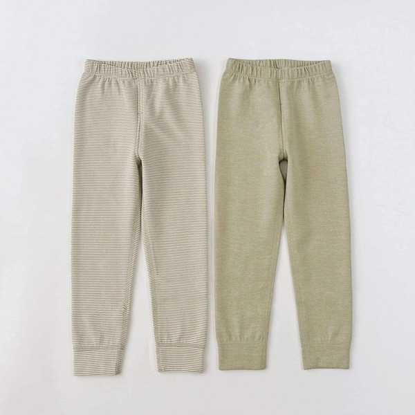 Set 2 quần cotton giữ nhiệt sợi lông cừu 5 mẫu