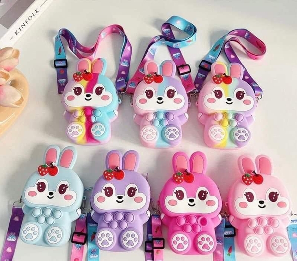 Túi Popit thỏ 5 mẫu