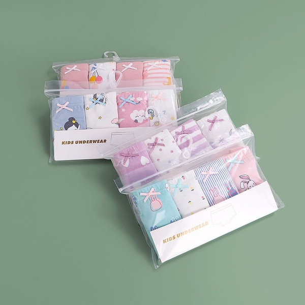 Set 4 quần chip đùi Kids underwear bé gái nhiều mẫu