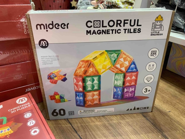 Bộ Mideer nam châm cầu vồng Colorful Magnetic Tiles