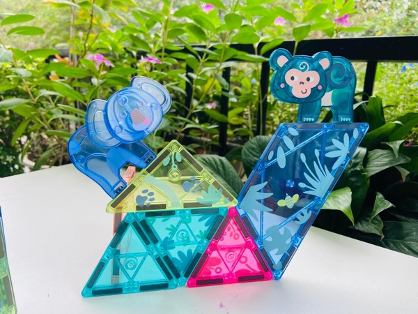 Bộ Mideer nam châm cầu vồng Colorful Magnetic Tiles