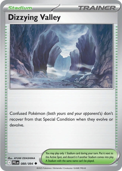Thẻ hình Pokemon Dizzying Valley 088/094 - Lá bài lẻ Phantasmal Flames Uncommon tiếng Anh chính hãng