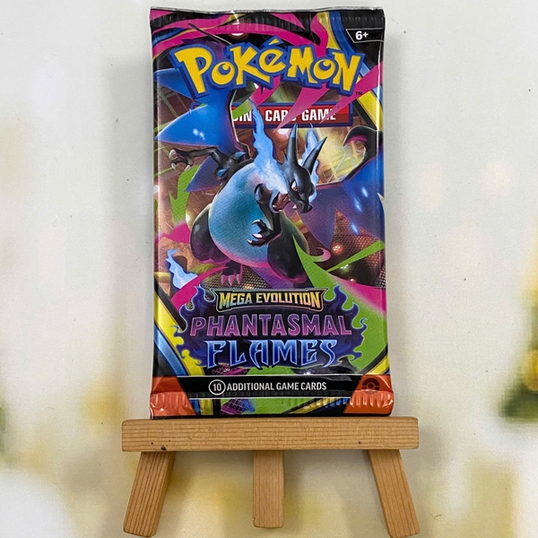Gói thẻ bài Phantasmal Flames Booster Pack tiếng Anh chính hãng - Túi mù lẻ Series Mega Pokemon TCG