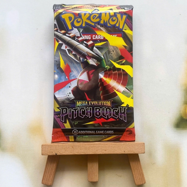 Gói thẻ bài Pitch Black Booster Pack tiếng Anh chính hãng - Túi mù lẻ Series Mega Pokemon TCG ảnh 2