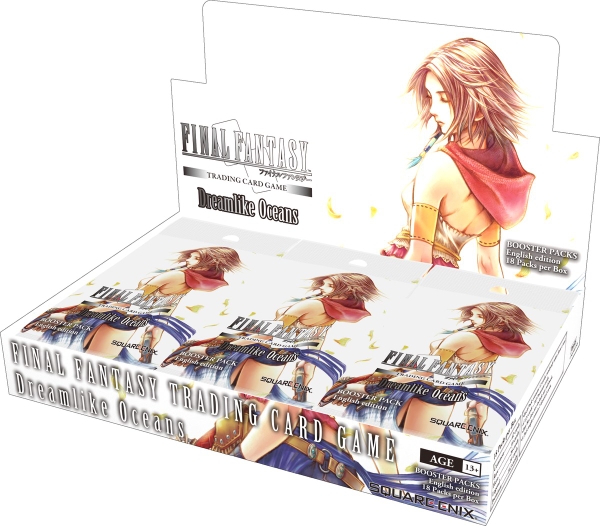 Hộp thẻ bài Final Fantasy Trading Card Game Dreamlike Oceans Booster Box tiếng Anh chính hãng