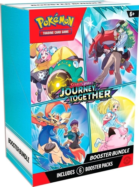 Hộp thẻ bài Journey Together Booster Bundle 6 gói tiếng Anh chính hãng - Pokemon TCG Scarlet & Violet ảnh 2
