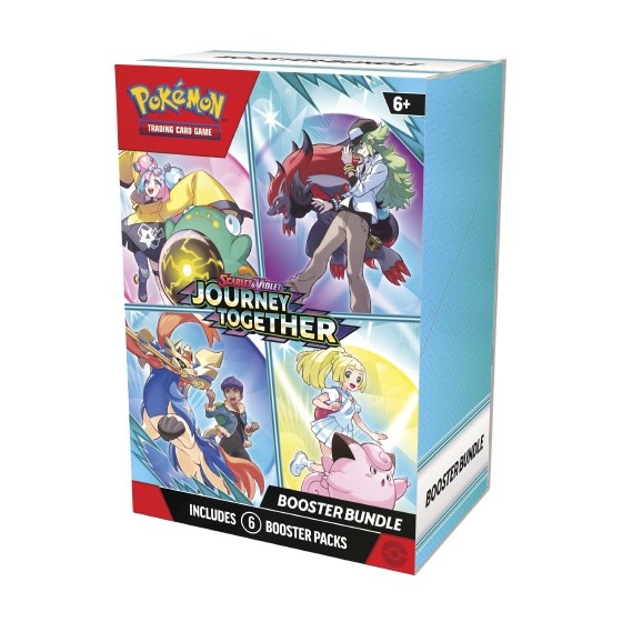 Hộp thẻ bài Journey Together Booster Bundle 6 gói tiếng Anh chính hãng - Pokemon TCG Scarlet & Violet