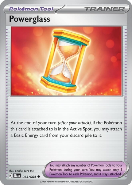 Thẻ hình Pokemon Powerglass 063/064 - Lá bài lẻ Shrouded Fable Uncommon tiếng Anh chính hãng