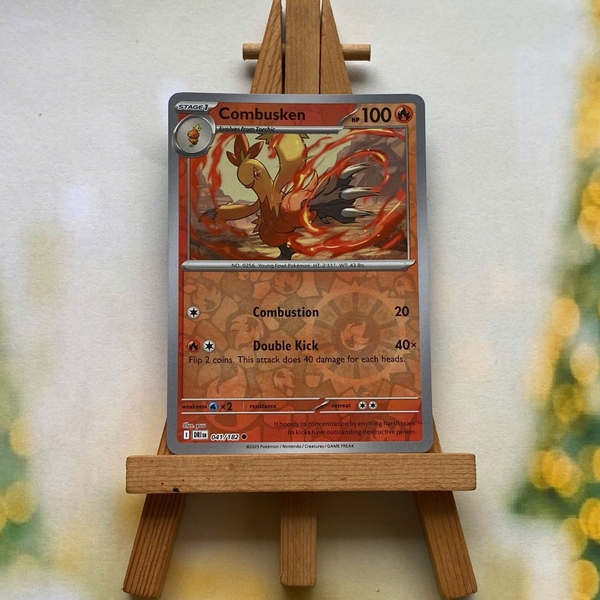 Thẻ hình Pokemon Combusken 041/182 - Lá bài lẻ Destined Rivals Common Reverse Holo tiếng Anh chính hãng