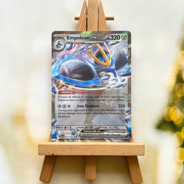 Thẻ hình Pokemon Empoleon ex 070/094 - Lá bài lẻ Phantasmal Flames Double Rare tiếng Anh chính hãng