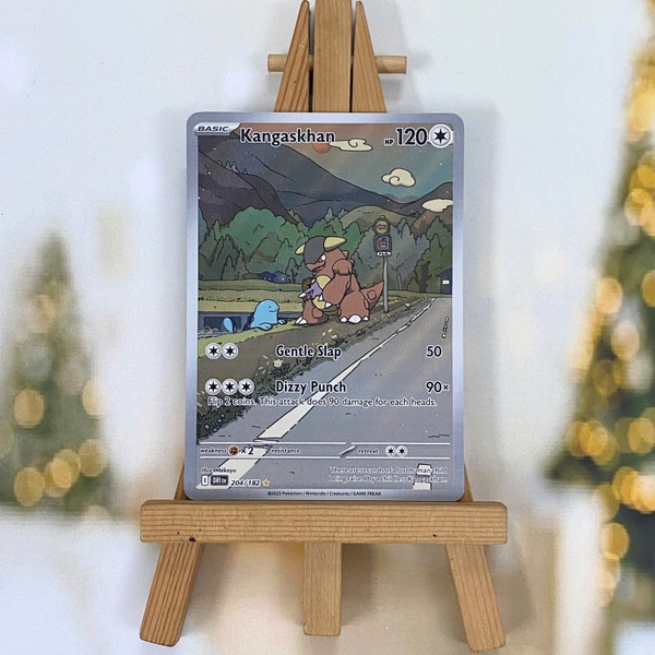 Thẻ hình Pokemon Kangaskhan 204/182 - Lá bài lẻ Destined Rivals Illustration Rare tiếng Anh chính hãng