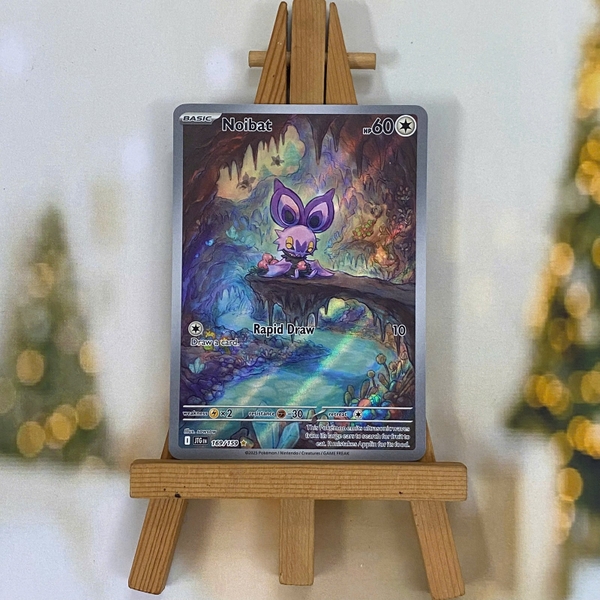 Thẻ hình Pokemon Noibat 169/159 - Lá bài lẻ Journey Together Illustration Rare tiếng Anh chính hãng