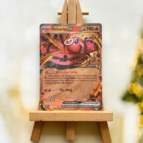 Thẻ hình Pokemon Oricorio ex 018/094 - Lá bài lẻ Phantasmal Flames Double Rare tiếng Anh chính hãng