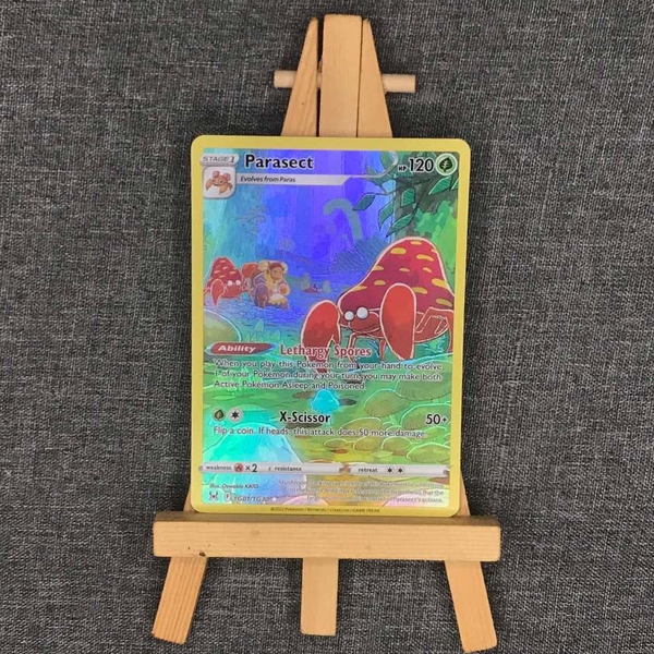 Thẻ hình Pokemon Parasect TG01/TG30 - Lá bài lẻ Holo Rare tiếng Anh chính hãng ảnh 2