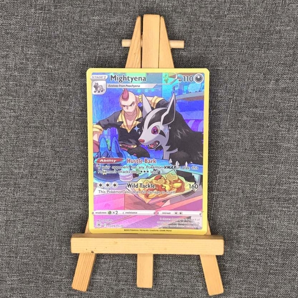 Thẻ hình Pokemon Mightyena TG09/TG30 - Lá bài lẻ Sword & Shield: Astral Radiance Holo Rare tiếng Anh chính hãng ảnh 2