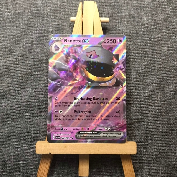 Thẻ hình Pokemon Banette ex 088/198 - Lá bài Scarlet & Violet Base Set Ultra Rare tiếng Anh chính hãng ảnh 2