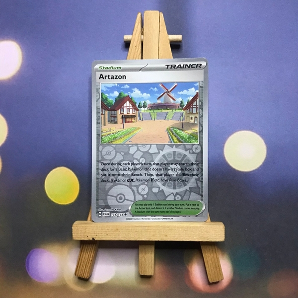 Thẻ hình Pokemon Artazon 171/193 - Lá bài Scarlet & Violet Paldea Evolved Uncommon Reverse Holo tiếng Anh chính hãng ảnh 5