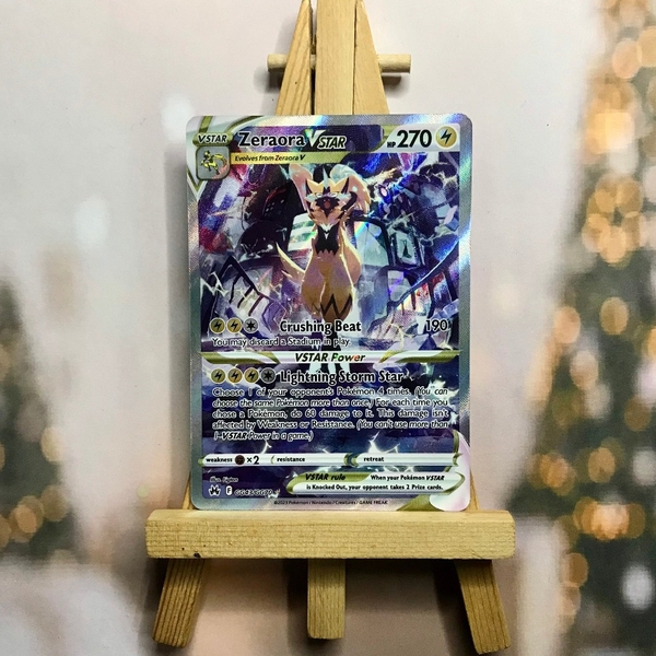 Thẻ hình Pokemon Zeraora VSTAR GG43/GG70 - Lá bài lẻ Ultra Rare tiếng Anh chính hãng ảnh 3