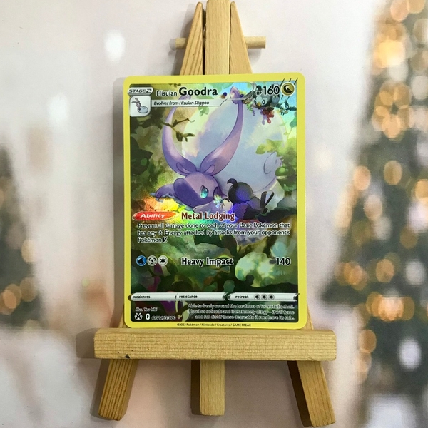 Thẻ hình Pokemon Hisuian Goodra GG21/GG70 - Lá bài lẻ Holo Rare tiếng Anh chính hãng ảnh 2