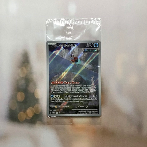 Thẻ hình Pokemon Iron Bundle SVP066 (seal) - Lá bài lẻ Illustration Rare Promo tiếng Anh chính hãng ảnh 5