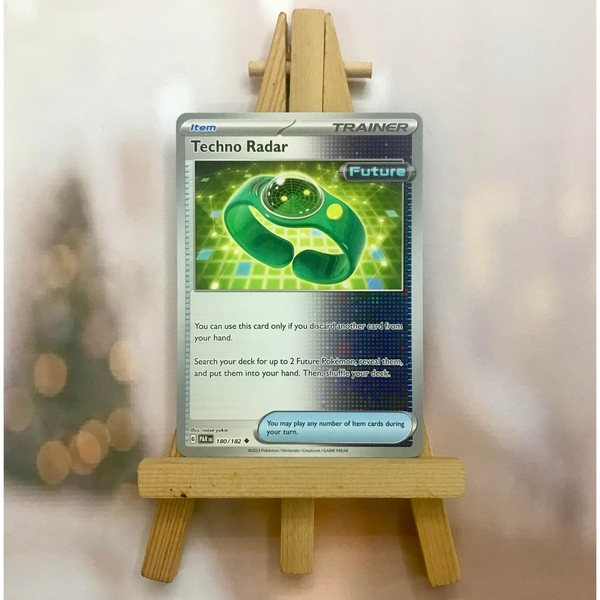 Thẻ hình Pokemon Techno Radar 180/182 - Lá bài lẻ Paradox Rift Uncommon Reverse Holo tiếng Anh chính hãng
